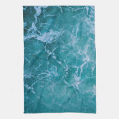 Linge De Cuisine Vagues profondes de l'océan bleu (Vertical)