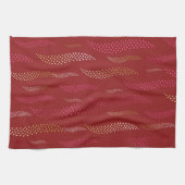 Linge De Cuisine Vagues Tigre (motif stylisé) 8 (Horizontal)