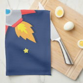 Linge De Cuisine Vaisseau Spatial, Espace, Pour Garçons (Quart Plié)