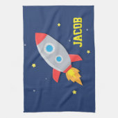 Linge De Cuisine Vaisseau Spatial, Espace, Pour Garçons (Vertical)