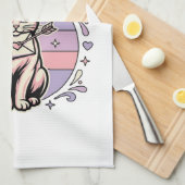 Linge De Cuisine Valentin chat parfait Amour de la Saint-Valentin V (Quart Plié)