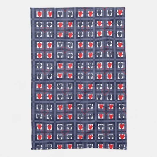 Linge De Cuisine Valentine (Vertical)