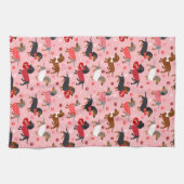 Linge De Cuisine Valentine Dachshund (Horizontal)