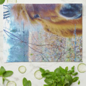 Linge De Cuisine Valentine Heart Horse (Plié)