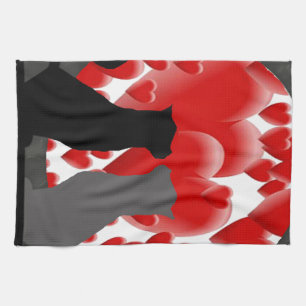 Linge De Cuisine Valentine Kitties