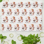Linge De Cuisine Valentine' s Kitchen Hand Towel Cooking Love Heart (Plié)