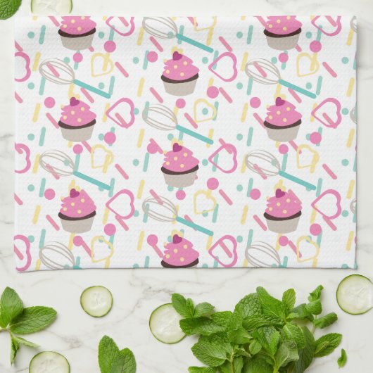 Linge De Cuisine Valentines Day Cupcake Bakery Whisk (Plié)