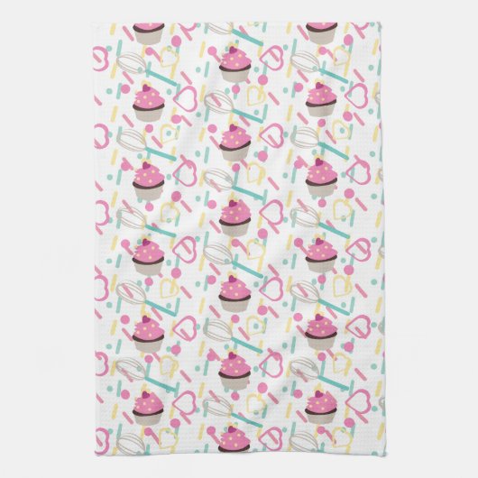 Linge De Cuisine Valentines Day Cupcake Bakery Whisk (Vertical)