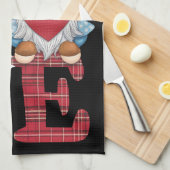Linge De Cuisine Valentines Day Gnome Love Couple Cadeaux pour elle (Quart Plié)