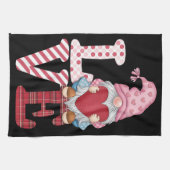 Linge De Cuisine Valentines Day Gnome Love Couple Cadeaux pour elle (Horizontal)