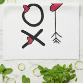 Linge De Cuisine Valentines XOXO (Plié)