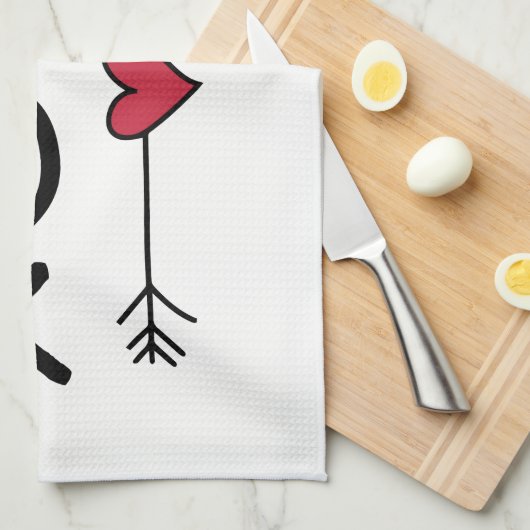 Linge De Cuisine Valentines XOXO (Quart Plié)