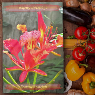 Linge De Cuisine Vallarta Flaming Beauty 1583