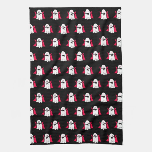 Linge De Cuisine Vampire Ghosts sur le noir (Vertical)