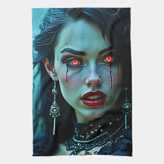 Linge De Cuisine Vampire Queen: Dark Allure Art (Vertical)