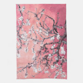 Linge De Cuisine Van Gogh Almond Blossom pêche rose (Vertical)