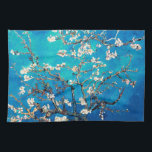 Linge De Cuisine Van Gogh Almond Blossoms brillant Turquoise<br><div class="desc">Vincent Van Gogh Almond Blossoms Artiste : Vincent Van Gogh Titre : Fleurs d'amandes Alterrées par 2sweet4wordsDesigns / PureVintageAimer papier d'emballage,  emballage cadeau,  papier d'emballage cadeau,  papier de tissu,  élégant,  impressionnisme,  Vincent Van Gogh,  Van Gogh,  fleurs d'amandes,  fleurs,  floral, </div>