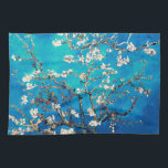 Linge De Cuisine Van Gogh Almond Blossoms brillant Turquoise<br><div class="desc">Vincent Van Gogh Almond Blossoms Artiste : Vincent Van Gogh Titre : Fleurs d'amandes Alterrées par 2sweet4wordsDesigns / PureVintageAimer papier d'emballage,  emballage cadeau,  papier d'emballage cadeau,  papier de tissu,  élégant,  impressionnisme,  Vincent Van Gogh,  Van Gogh,  fleurs d'amandes,  fleurs,  floral, </div>