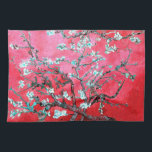 Linge De Cuisine Van Gogh Almond Blossoms : Rouge & Bleu<br><div class="desc">Fleurs d'amandes par Vincent Van Gogh modification de couleur copyright 2sweet4wordsDesigns/ PureVintage Love Obtenez la beauté de Van Gogh's bien-aimé Almond Blossom dans les couleurs qui correspondent à votre maison. vincent van gogh,  van gogh,  fleurs d'amandes,  fleurs,  floral,  jolie,  belle,  belle, </div>