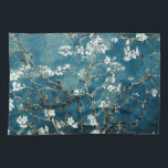 Linge De Cuisine Van Gogh Almond Blossoms : Turquoise foncé<br><div class="desc">Artiste : Vincent Van Gogh Titre : Fleurs d'amandes modifiées par 2sweet4wordsDesigns/ Pure Vintage Love</div>