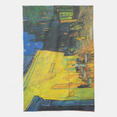 Linge De Cuisine Van Gogh Café Terrasse Rue Française Scène (Vertical)