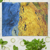 Linge De Cuisine Van Gogh Champs de blé Impressionniste Peinture (Plié)