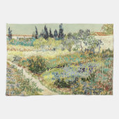 Linge De Cuisine Van Gogh Garden à Arles 1888 (Horizontal)