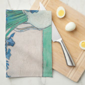 Linge De Cuisine Van Gogh Iris Vase Peinture Impressionnisme (Quart Plié)