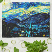 Linge De Cuisine Van Gogh - Nuit étoilée (Plié)