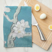 Linge De Cuisine Van Gogh Painage en fleurs aux amandes (Quart Plié)