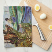 Linge De Cuisine Van Gogh Pêche au printemps, Pont de Clichy (Quart Plié)
