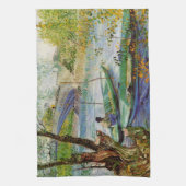 Linge De Cuisine Van Gogh Pêche au printemps, Pont de Clichy (Vertical)