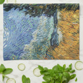 Linge De Cuisine Van Gogh Road Avec Cyprès Impressionnisme (Plié)