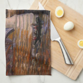 Linge De Cuisine Van Gogh Seine River avec Pont del Grande Jette (Quart Plié)