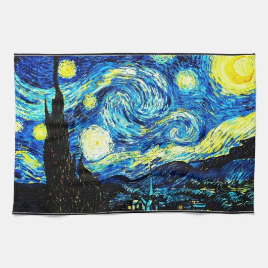 Linge De Cuisine Van Gogh - Starry Night (Horizontal)