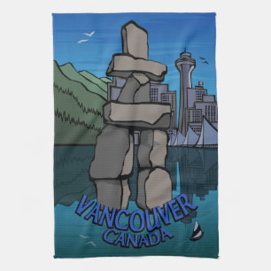 Linge De Cuisine Vancouver Towel Vancouver Souvenir Tea Towel