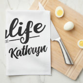 Linge De Cuisine "VanLife" Personnalisé (Quart Plié)