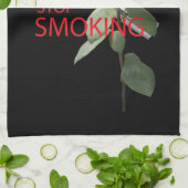 Linge De Cuisine Vape. Arrêtez de fumer (Plié)