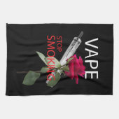 Linge De Cuisine Vape. Arrêtez de fumer (Horizontal)