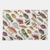 Linge De Cuisine Variétés de poissons (Horizontal)