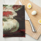 Linge De Cuisine Vase avec pivoines de Vincent van Gogh (Quart Plié)