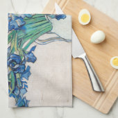 Linge De Cuisine Vase de fleurs avec iris de Vincent van Gogh (Quart Plié)