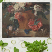 Linge De Cuisine Vase des fleurs - Jan van Huysum (Plié)