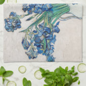 Linge De Cuisine Vase Still Life avec Irises par Vincent van Gogh (Plié)