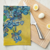 Linge De Cuisine Vase Van Gogh avec Iris Classic Impressionnisme (Quart Plié)