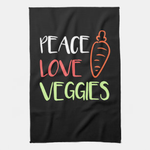 Linge De Cuisine Vegan - Paix Amour Légumes