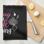 Linge De Cuisine Végétable amusant, vous avez l'air Radical Plaid M (Quart Plié)