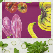 Linge De Cuisine Vegetable Harvest Kitchen Towels (Plié)