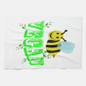 Linge De Cuisine végétalien d'abeille (Horizontal)