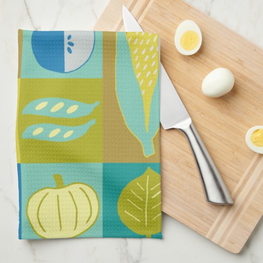 Linge De Cuisine Veggie Blocks II (Quart Plié)